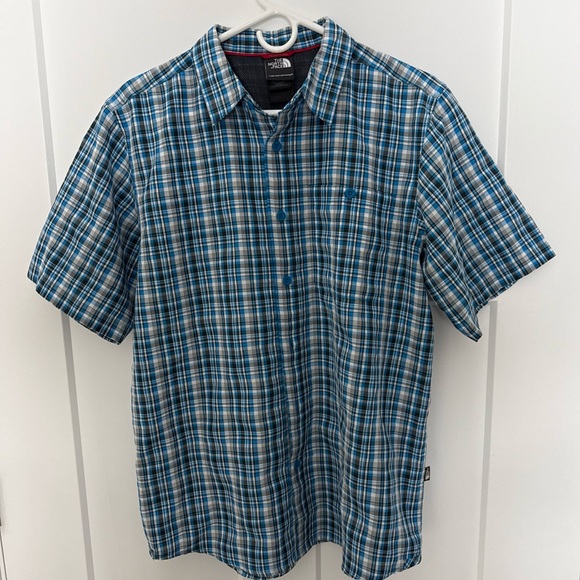 The North Face Other - The North Face Blue and White Plaid Men's Shirt